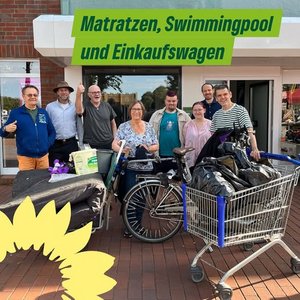 Müll-Rallye in Heide