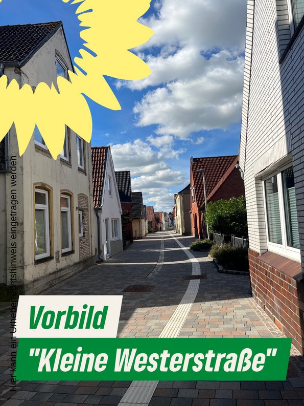 Kleine Westerstraße in Heide